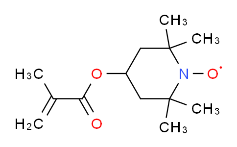 CAS No. 15051-46-4, 4-Methacryloyloxy-2,2,6,6-tetramethylpiperidine 1-Oxyl Free Radical