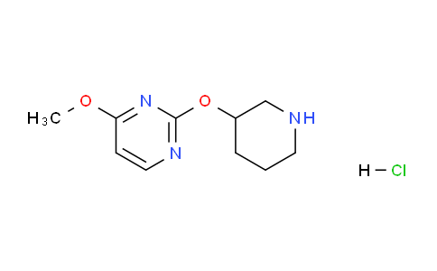 CAS No. 1779126-26-9, 4-Methoxy-2-(piperidin-3-yloxy)pyrimidine hydrochloride