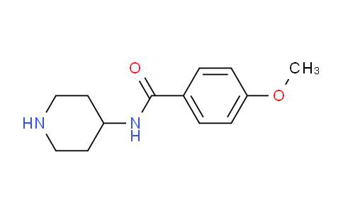 CAS No. 75484-41-2, 4-Methoxy-N-(piperidin-4-yl)benzamide
