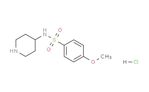 CAS No. 1233955-49-1, 4-Methoxy-N-(piperidin-4-yl)benzenesulfonamide hydrochloride