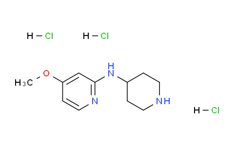 CAS No. 1779134-29-0, 4-Methoxy-N-(piperidin-4-yl)pyridin-2-amine trihydrochloride