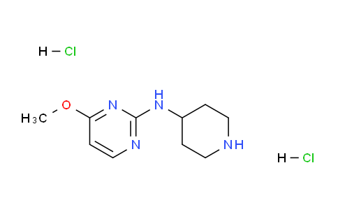 CAS No. 1707367-87-0, 4-Methoxy-N-(piperidin-4-yl)pyrimidin-2-amine dihydrochloride
