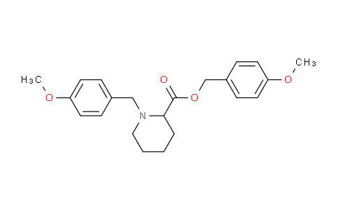 CAS No. 1353943-63-1, 4-Methoxybenzyl 1-(4-methoxybenzyl)piperidine-2-carboxylate