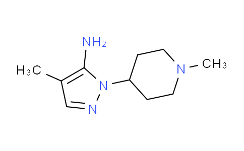 CAS No. 907988-39-0, 4-Methyl-1-(1-methylpiperidin-4-yl)-1H-pyrazol-5-amine