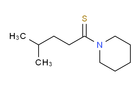 CAS No. 289677-13-0, 4-Methyl-1-(piperidin-1-yl)pentane-1-thione