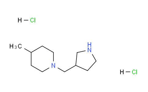 CAS No. 1219963-71-9, 4-Methyl-1-(pyrrolidin-3-ylmethyl)piperidine dihydrochloride
