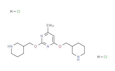 CAS No. 1289388-29-9, 4-Methyl-2,6-bis(piperidin-3-ylmethoxy)pyrimidine dihydrochloride