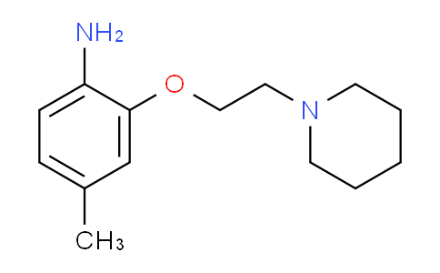 CAS No. 946774-13-6, 4-Methyl-2-(2-(piperidin-1-yl)ethoxy)aniline