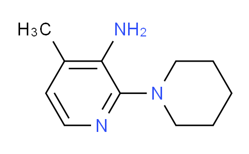 CAS No. 1086378-58-6, 4-Methyl-2-(piperidin-1-yl)pyridin-3-amine