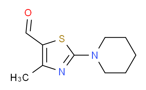 CAS No. 730997-87-2, 4-Methyl-2-(piperidin-1-yl)thiazole-5-carbaldehyde