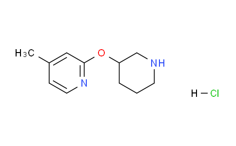 CAS No. 1185310-94-4, 4-Methyl-2-(piperidin-3-yloxy)pyridine hydrochloride