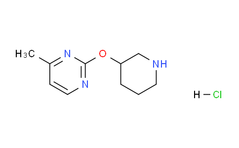 CAS No. 1420884-67-8, 4-Methyl-2-(piperidin-3-yloxy)pyrimidine hydrochloride