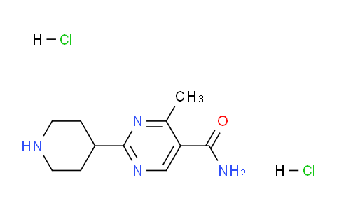 CAS No. 1361116-31-5, 4-Methyl-2-(piperidin-4-yl)pyrimidine-5-carboxamide dihydrochloride