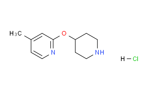 CAS No. 1185318-98-2, 4-Methyl-2-(piperidin-4-yloxy)pyridine hydrochloride