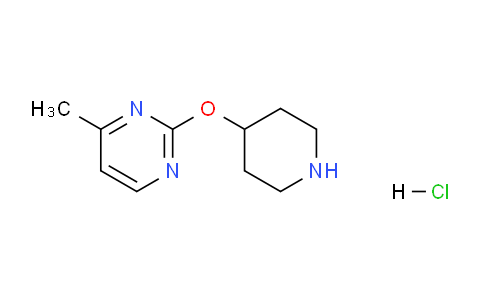 CAS No. 1420847-89-7, 4-Methyl-2-(piperidin-4-yloxy)pyrimidine hydrochloride