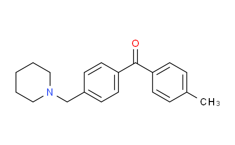 CAS No. 898770-97-3, 4-Methyl-4'-piperidinomethyl benzophenone