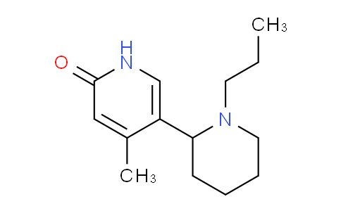 CAS No. 1352513-80-4, 4-Methyl-5-(1-propylpiperidin-2-yl)pyridin-2(1H)-one