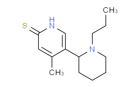 CAS No. 1352517-47-5, 4-Methyl-5-(1-propylpiperidin-2-yl)pyridine-2(1H)-thione