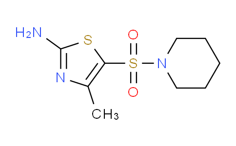 CAS No. 1344343-58-3, 4-Methyl-5-(piperidin-1-ylsulfonyl)thiazol-2-amine
