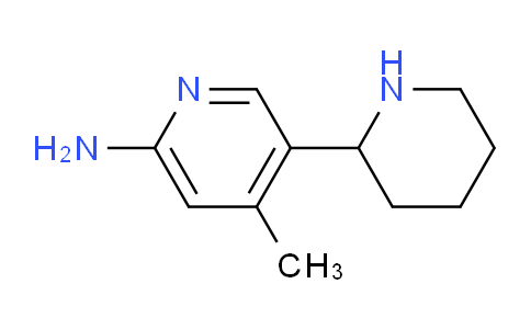CAS No. 1270447-64-7, 4-Methyl-5-(piperidin-2-yl)pyridin-2-amine