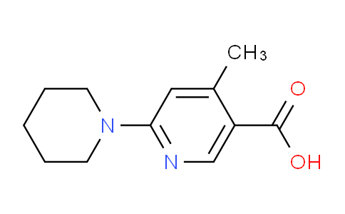 CAS No. 1355227-04-1, 4-Methyl-6-(piperidin-1-yl)nicotinic acid