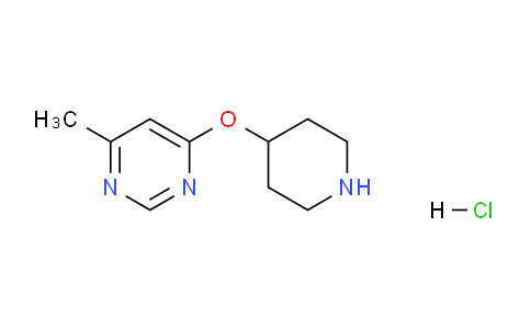 CAS No. 1389315-13-2, 4-Methyl-6-(piperidin-4-yloxy)pyrimidine hydrochloride