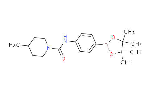 CAS No. 874297-89-9, 4-methyl-N-(4-(4,4,5,5-tetramethyl-1,3,2-dioxaborolan-2-yl)phenyl)piperidine-1-carboxamide