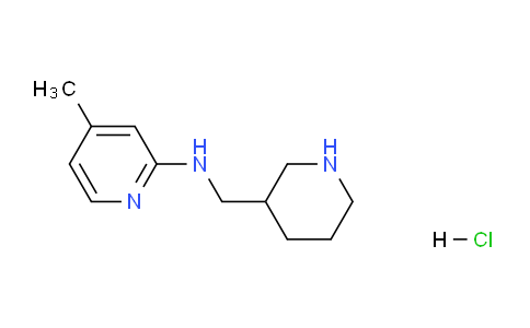 CAS No. 1185313-60-3, 4-Methyl-N-(piperidin-3-ylmethyl)pyridin-2-amine hydrochloride