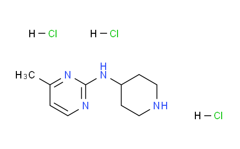 CAS No. 1774896-69-3, 4-Methyl-N-(piperidin-4-yl)pyrimidin-2-amine trihydrochloride