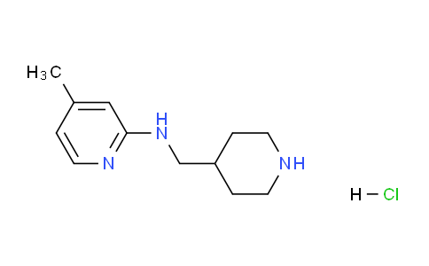 CAS No. 1185306-92-6, 4-Methyl-N-(piperidin-4-ylmethyl)pyridin-2-amine hydrochloride