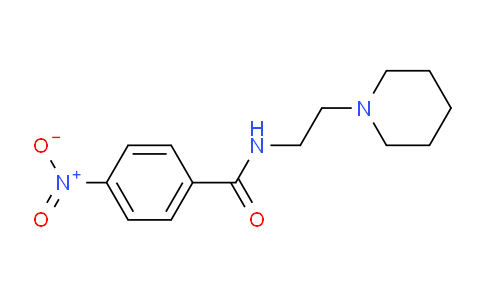 CAS No. 1664-31-9, 4-Nitro-N-(2-(piperidin-1-yl)ethyl)benzamide
