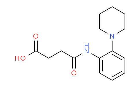 CAS No. 436088-44-7, 4-Oxo-4-((2-(piperidin-1-yl)phenyl)amino)butanoic acid