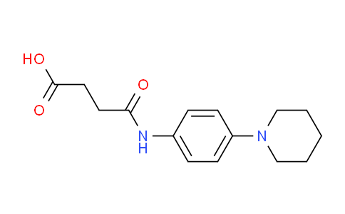 CAS No. 436086-97-4, 4-Oxo-4-((4-(piperidin-1-yl)phenyl)amino)butanoic acid