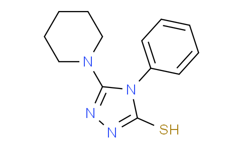 CAS No. 92110-77-5, 4-Phenyl-5-(piperidin-1-yl)-4H-1,2,4-triazole-3-thiol