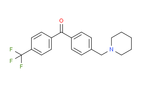 CAS No. 898775-38-7, 4-Piperidinomethyl-4'-trifluoromethylbenzophenone