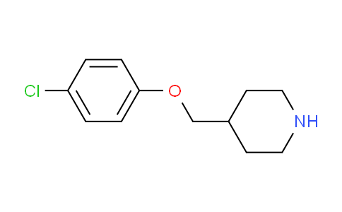 CAS No. 63608-33-3, 4-[(4-Chlorophenoxy)methyl]piperidine