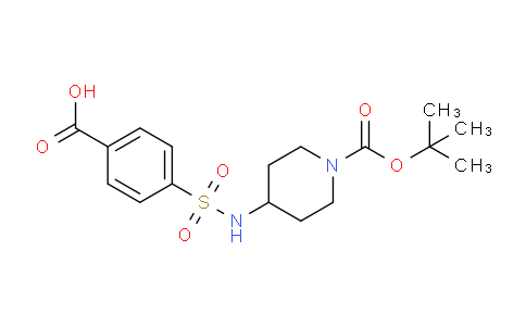 CAS No. 1286274-79-0, 4-[1-(tert-Butoxycarbonyl)piperidin-4-ylaminosulfonyl]benzoic acid
