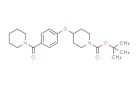 CAS No. 1146080-53-6, 4-[4-(Piperidine-1-carbonyl)-phenoxy]-piperidine-1-carboxylic acid tert-butyl ester