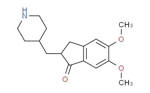 CAS No. 120014-30-4, 5,6-Dimethoxy-2-(piperidin-4-ylmethyl)-2,3-dihydro-1H-inden-1-one