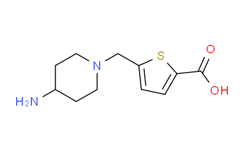 CAS No. 1174863-10-5, 5-((4-Aminopiperidin-1-yl)methyl)thiophene-2-carboxylic acid