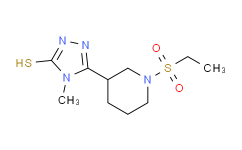 CAS No. 932875-69-9, 5-(1-(Ethylsulfonyl)piperidin-3-yl)-4-methyl-4H-1,2,4-triazole-3-thiol