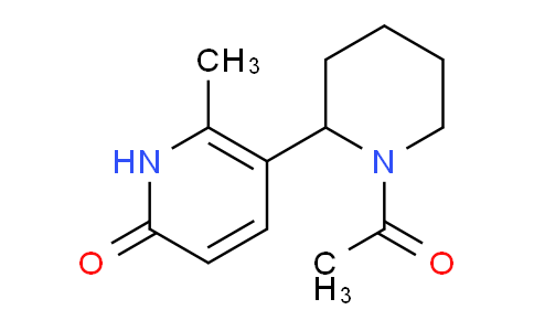 CAS No. 1352535-28-4, 5-(1-Acetylpiperidin-2-yl)-6-methylpyridin-2(1H)-one