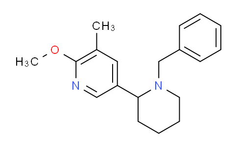 CAS No. 1352518-66-1, 5-(1-Benzylpiperidin-2-yl)-2-methoxy-3-methylpyridine