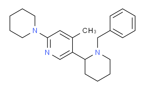 CAS No. 1352541-29-7, 5-(1-Benzylpiperidin-2-yl)-4-methyl-2-(piperidin-1-yl)pyridine
