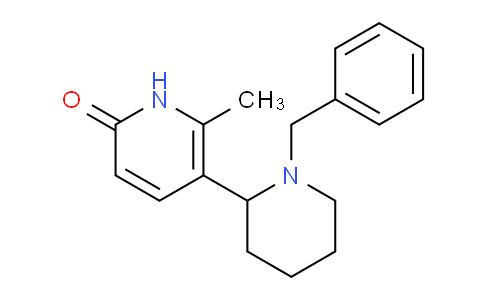 CAS No. 1352491-19-0, 5-(1-Benzylpiperidin-2-yl)-6-methylpyridin-2(1H)-one