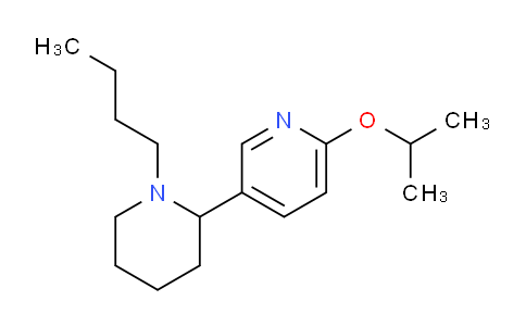 CAS No. 1352536-45-8, 5-(1-Butylpiperidin-2-yl)-2-isopropoxypyridine
