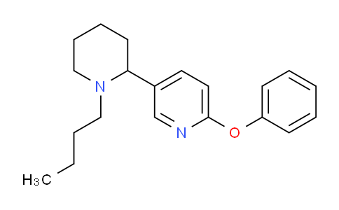 CAS No. 1352493-72-1, 5-(1-Butylpiperidin-2-yl)-2-phenoxypyridine