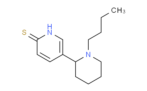 CAS No. 1352528-40-5, 5-(1-Butylpiperidin-2-yl)pyridine-2(1H)-thione