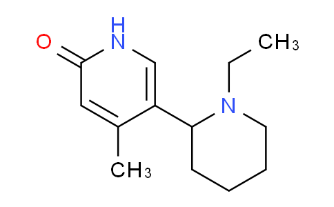 CAS No. 1352488-52-8, 5-(1-Ethylpiperidin-2-yl)-4-methylpyridin-2(1H)-one