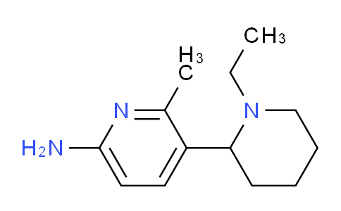 CAS No. 1352539-00-4, 5-(1-Ethylpiperidin-2-yl)-6-methylpyridin-2-amine
